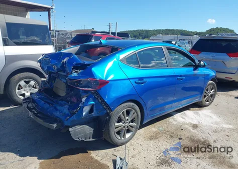 2018 Hyundai Elantra Sel z USA, uszkodzony, nr VIN 5NPD84LFXJH335174